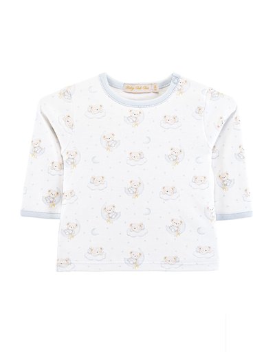 CONJUNTO POLO Y PANTALÓN ALGODÓN NIÑO BABY CLUB CHIC TIME TO SLEEP BLUE - 2