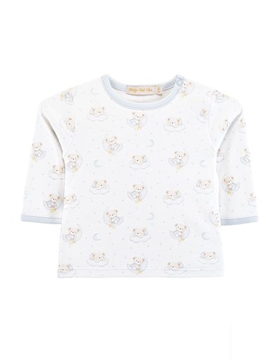 CONJUNTO POLO Y PANTALÓN ALGODÓN NIÑO BABY CLUB CHIC TIME TO SLEEP BLUE - 2