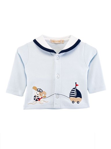 SET POLO PANTALÓN Y CHAQUETA ALGODÓN NIÑO BABY CLUB CHIC REORDEN - 2
