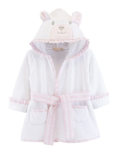 SALIDA DE BAÑO ALGODÓN NIÑA BABY CLUB CHIC TIME TO SLEEP - 1