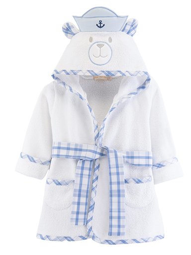 SALIDA DE BAÑO ALGODÓN NIÑO BABY CLUB CHIC REORDEN