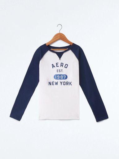 POLO MANGA LARGA ALGODÓN NIÑA AERO - 1