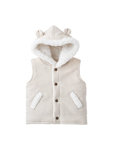 CHALECO ALGODÓN NIÑO BABY CLUB BEIGE LITTLE FRIENDS - 1