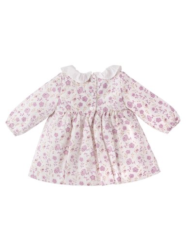 VESTIDO ALGODÓN
 NIÑA BABY CLUB PERLA MI PEQUEÑA REALEZA - 2