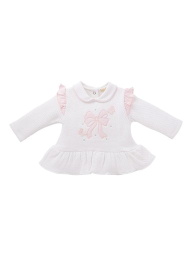 CONJUNTO POLO Y PANTALÓN NIÑA BABY CLUB CHIC PINK BOWS - 2