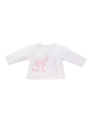 CONJUNTO POLO PANTALÓN Y CHAQUETA ALGODÓN NIÑA BABY CLUB CHIC PINK BOWS - 3