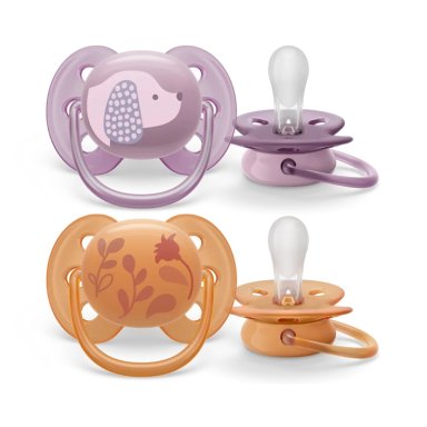 PACKX2 CHUPÓN AVENT ULTRA SOFT 6-18 MESES NIÑA SCF091/18 - 4