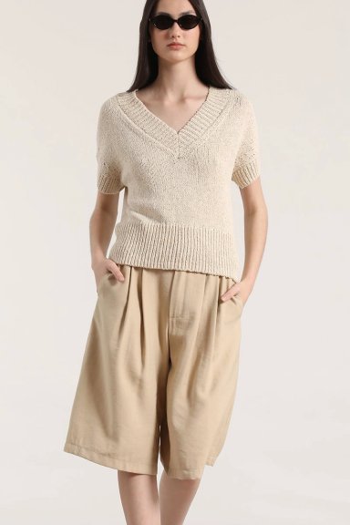 CHOMPA MUJER LIOLA TEJIDO PUNTO TRENZADO 