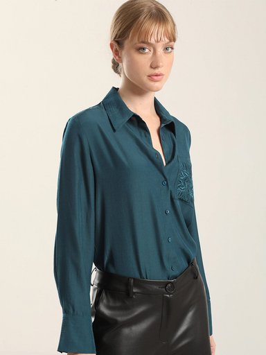 BLUSA MANGA LARGA MUJER LIOLA RETRO - 3