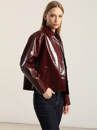 CHAQUETA MUJER LIOLA EFECTO CHAROL - 4