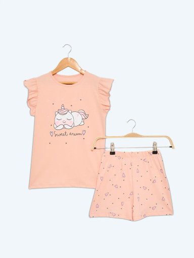 PIJAMA MANGA CORTA NIÑA HARVEST UNICORN
