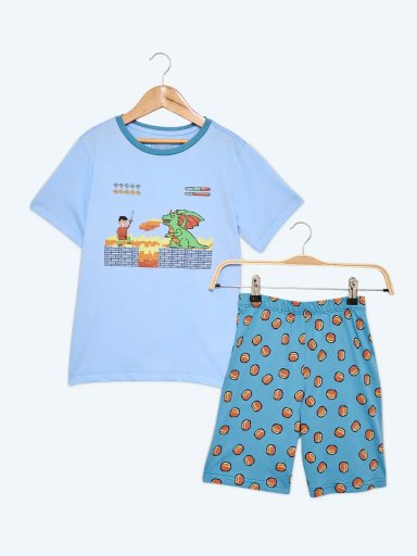 PIJAMA MANGA CORTA NIÑA HARVEST GAME