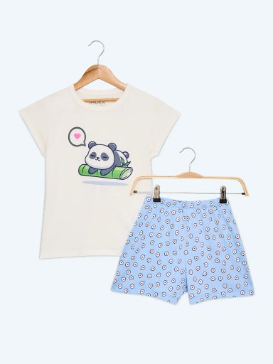 PIJAMA MANGA CORTA NIÑA INDEX PANDA