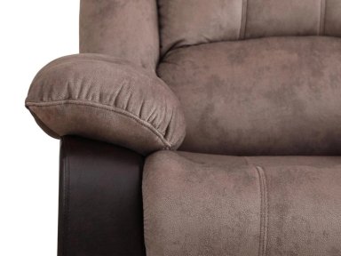 SILLÓN RECLINABLE RIPLEY HOME BICOLOR 1 CUERPO MARRÓN OSCURO - 8