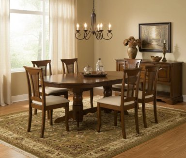 JUEGO COMEDOR RIPLEY HOME RICHMOND EXTENSIBLE 6 SILLAS