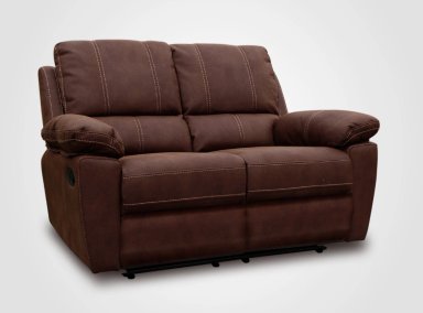 SILLÓN RECLINABLE ROSEN BRUNO 2 CUERPOS CHOCOLATE - 2