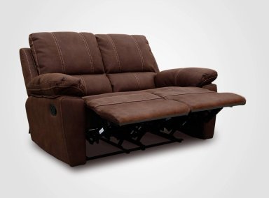 SILLÓN RECLINABLE ROSEN BRUNO 2 CUERPOS CHOCOLATE - 3