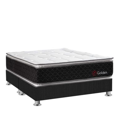 CAMA AMERICANA FORLI BEAUTY DREAM GOLDEN  QUEEN GRIS + CABECERA - 2