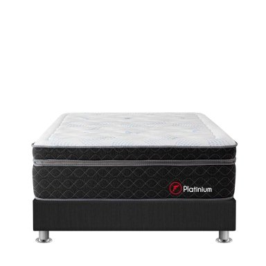 CAMA AMERICANA FORLI BEAUTY DREAM PLATINIUM KING GRIS - 2