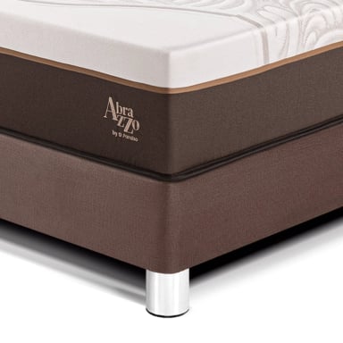 CAMA PARAÍSO ROYAL ABRAZZO KING CHOCOLATE + 2 ALMOHADAS VISCOELÁSTICAS - 2