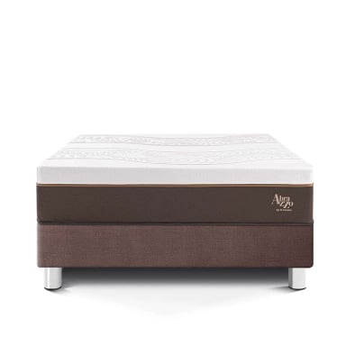 CAMA PARAÍSO ROYAL ABRAZZO KING CHOCOLATE + 2 ALMOHADAS VISCOELÁSTICAS - 3