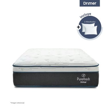 COLCHÓN DRIMER PURE FRESH KING + ALMOHADA VISCO CERVICAL - 3
