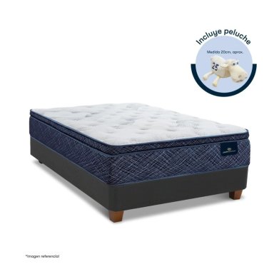 CAMA SERTA FINEZZA QUEEN GRIS
