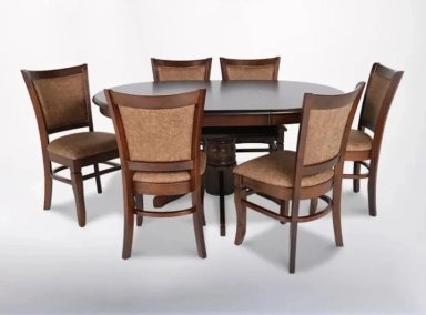 JUEGO COMEDOR RIPLEY HOME LYON EXTENSIBLE 6 SILLAS - 2