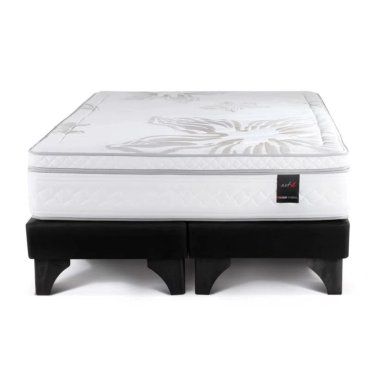 CAMA EUROPEA ROSEN ART 4 QUEEN + 2 ALMOHADAS MEMORY MAX - 2