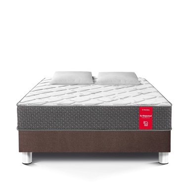 CAMA AMERICANA PARAÍSO SU MAJESTAD DE LUJO KING CHOCOLATE + 2 ALMOHADAS + PROTECTOR - 3