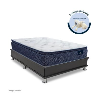 CAMA CAJONES SERTA FINEZZA QUEEN GRIS