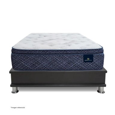 CAMA CON CAJONES SERTA FINEZZA KING GRIS - 2