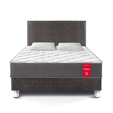 DORMITORIO PARAÍSO SU MAJESTAD DE LUJO KING   ACERO + 2 ALMOHADAS + PROTECTOR - 3