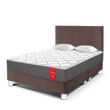 DORMITORIO AMERICANO PARAÍSO SU MAJESTAD DE LUJO KING   CHOCOLATE + 2 ALMOHADAS + PROTECTOR