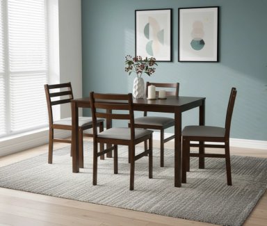 JUEGO COMEDOR RIPLEY HOME STARTER 4 SILLAS