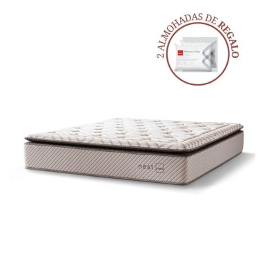 COLCHÓN ROSEN NEST KING + 2 ALMOHADAS MEMORY MAX