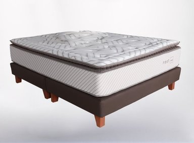 CAMA EUROPEA ROSEN NEST QUEEN + 2 ALMOHADAS MEMORY MAX - 2