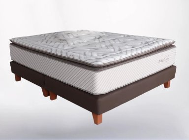 CAMA EUROPEA ROSEN NEST KING + 2 ALMOHADAS MEMORY MAX - 2