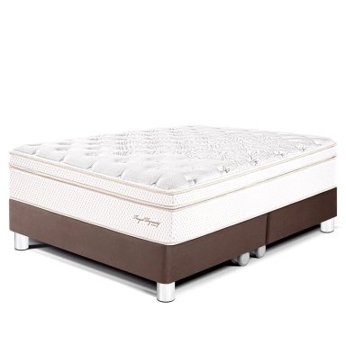 CAMA PARAÍSO ROYAL DYNASTY KING CHOCOLATE + 2 ALMOHADAS VISCOELÁSTICAS
