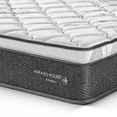 COLCHÓN PARAÍSO   POCKET STAR  KING + 2 ALMOHADAS + PROTECTOR - 2