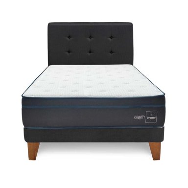 DORMITORIO EUROPEO DRIMER GRAVITY 1.5 PLAZAS GOLD - 2