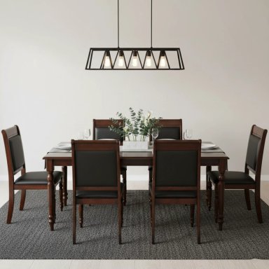 JUEGO COMEDOR RIPLEY HOME SURYA 4 SILLAS + 2 SITIALES