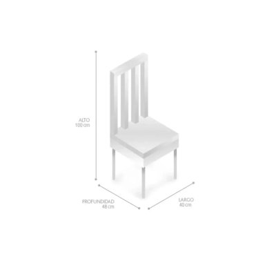 JUEGO COMEDOR RIPLEY HOME SURYA 4 SILLAS + 2 SITIALES - 4