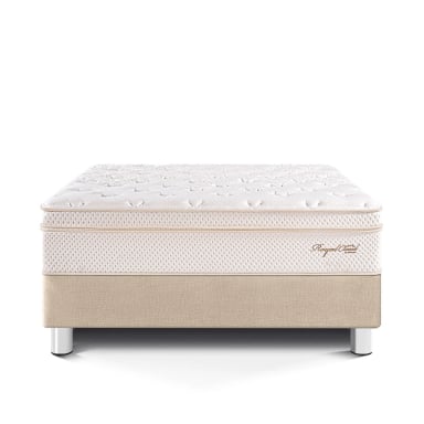 CAMA PARAÍSO ROYAL CLOUD 1.5 PLAZAS CHAMPAGNE + 1 ALMOHADA VISCOELÁSTICA - 3