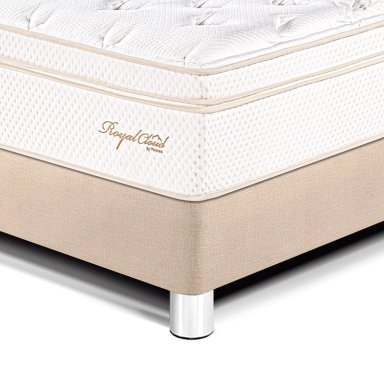 CAMA PARAÍSO ROYAL CLOUD KING CHAMPAGNE + 2 ALMOHADAS VISCOELÁSTICAS - 2
