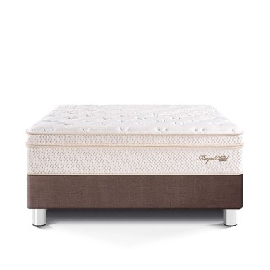 CAMA PARAÍSO ROYAL CLOUD KING CHOCOLATE + 2 ALMOHADAS VISCOELÁSTICAS - 3