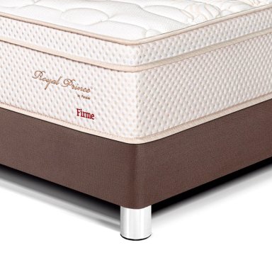 CAMA PARAÍSO ROYAL PRINCE KING CHOCOLATE + 2 ALMOHADAS VISCOELÁSTICAS - 2