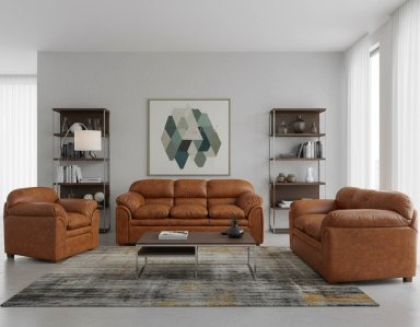 JUEGO DE SALA RIPLEY HOME NEW ROSBERG 3-2-1 CUERPOS