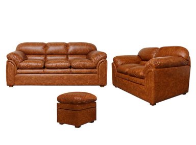 JUEGO DE SALA RIPLEY HOME NEW ROSBERG 3-2 CUERPOS + PUFF