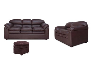 JUEGO DE SALA RIPLEY HOME NEW ROSBERG 3-2 CUERPOS + PUFF